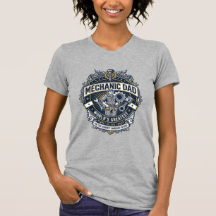 Vatertag Mechaniker Vater Shirt Lustiges Arbeitend