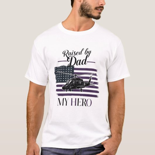 Vatertag "Mein Held" T - Shirt (Vorderseite)