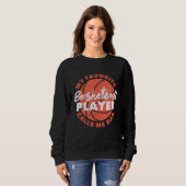 Vatertag Mein Lieblings-Basketball-Spieler ruft M Sweatshirt (Vorne ganz)