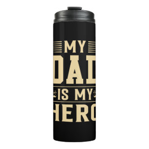 Vatertag Mein Papa Ist Mein Held Thermosbecher