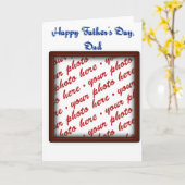 Vatertag Memento Rahmen Karte (Gelbe Blume)