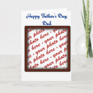 Vatertag Memento Rahmen Karte