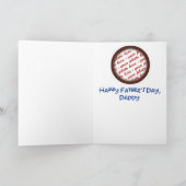 Vatertag Memento Rahmen Karte (Innenseite)