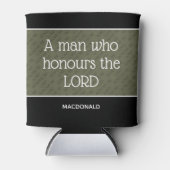 Vatertag Mensch, der den HERRN Personalisiert HONO Dosenkühler (Vorderseite)