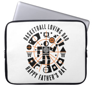 Vatertag mit diesem besonderen Basketball-Liebhabe Laptopschutzhülle