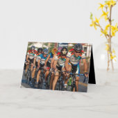 Vatertag mit Fahrradkarte Karte (Gelbe Blume)