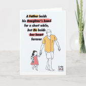 Vatertag - Mit Tochter Karte (Vorderseite)