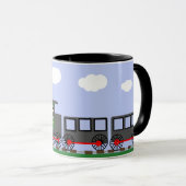 Vatertag mit Zug Tasse (VorderseiteRechts)