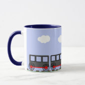Vatertag mit Zug Tasse (Links)