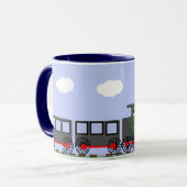 Vatertag mit Zug Tasse (Vorderseite Links)