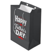 Vatertag Mittlere Geschenktüte (Vorderseite Schrägansicht)