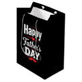 Vatertag Mittlere Geschenktüte (Vorderseite Schrägansicht)