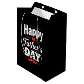 Vatertag Mittlere Geschenktüte (Rückseite Schrägansicht)