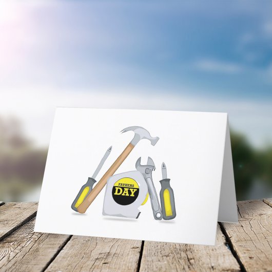 Vatertag Moderne einfache Werkzeuge Whimsical Feiertagskarte