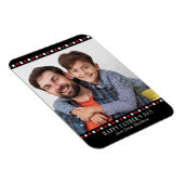 Vatertag Modernes Personalisiertes Foto Magnet (Rechte Seite)