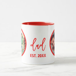 Vatertag | Modernes Trendy Vater Foto Tasse