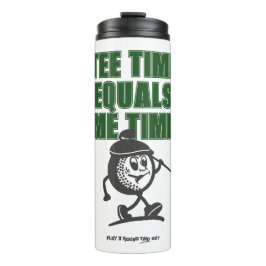 Vätertag Morgen-Scramble-Tee-Zeit ist gleich Meine Thermosbecher