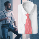 Vatertag Mustache Trendy Pink Muster Krawatte<br><div class="desc">Ein subtiles Muster eines illustrierten Schnurrbarts in Rosa. Die Farben sind rückwärts auf der Rückseite und es gibt einen kleinen Bereich,  um den Anlass zu gedenken,  so wird er immer an das Datum erhalten erinnern.</div>