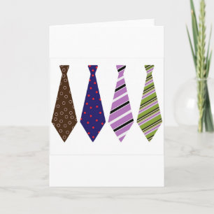 Vatertag Neck Ties Mod Stilvolle Klasse Karte