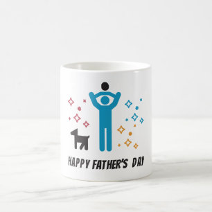 Vatertag niedlich erfrischendes und buntes Design Kaffeetasse