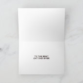 Vatertag Niedlich Tabby Cat Daddy Karte (Innenseite)