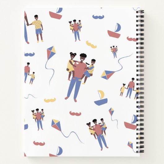 Vatertag-Notebook Notizblock (Rückseite)