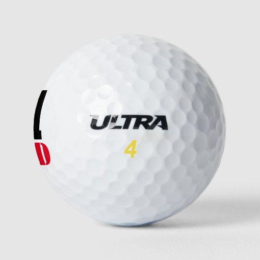 Vatertag Nummer 1 Vater Golfball (Logo)
