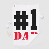 Vatertag Nummer 1 Vater Golfhandtuch (Insitu)