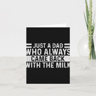 Vatertag Nur ein Papa, der immer wieder kam mit  Karte