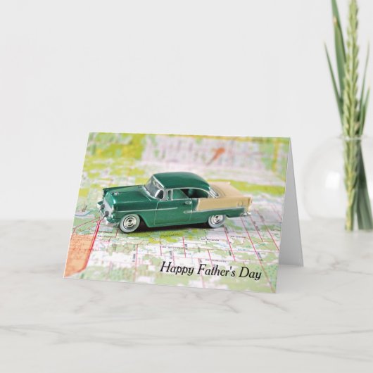Vatertag Oldtimer Karte (Vorderseite)