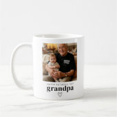 Vatertag-Opa-Foto-Kaffeetasse Kaffeetasse (Links)