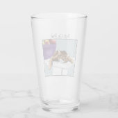 Vatertag Orange Tabby Cat Glas (Rückseite)