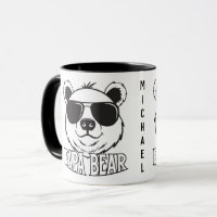 Vatertag | PaPa Bär | SCHWARZ-WEISS | NAME