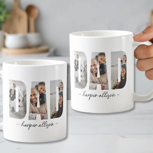 Vatertag Papa Foto-Collage Kaffeetasse