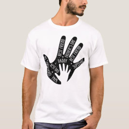 Vatertag Papa Hand T-Shirt