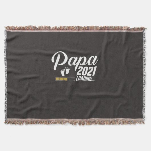 Vatertag | Papa Loading 2021 Erster Vater Decke (Vorderseite)
