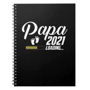 Vatertag Papa Loading 2021 Erster Vater Notizblock