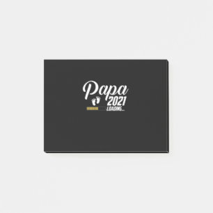 Vatertag Papa Loading 2021 Erster Vater Post-it Klebezettel