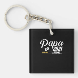 Vatertag Papa Loading 2021 Erster Vater Schlüsselanhänger