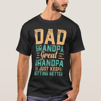 Vatertag Papa Opa Ur-Opa T-Shirt