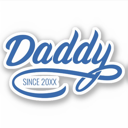 Vatertag - Papa Seit... Aufkleber (Vorderseite)