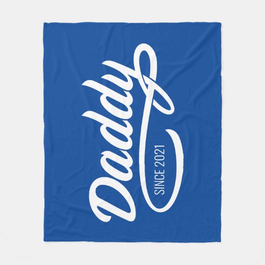 Vatertag - Papa Seit... Fleecedecke (Vorderseite)