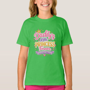 Vatertag Papa & Tochter Süßes Liebesdesign T-Shirt
