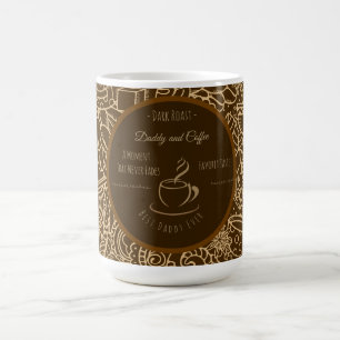 Vatertag, Papa und Kaffee, Bester Papa Aller Zeite Verwandlungstasse