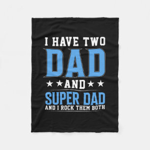 Vatertag Papa Und Super Papa Ich Rock Sie Fleecedecke