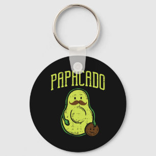 Vatertag Papacado Papa Avocado Funny Vegan Guac Schlüsselanhänger