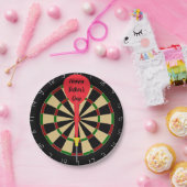 Vatertag Papier Teller mit Dartboard & Dart (Party)