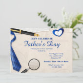 Vatertag-Party Einladung (Stehend Vorderseite)