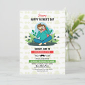 Vatertag Party Einladung Flyer (Stehend Vorderseite)