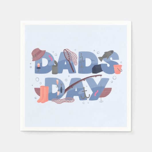 Vatertag Party Napkins Serviette (Vorderseite)